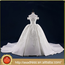 YASA-09 robe de mariage Vintage de lujo con mangas casquillo vestido de bola vestido de novia vestido de novia